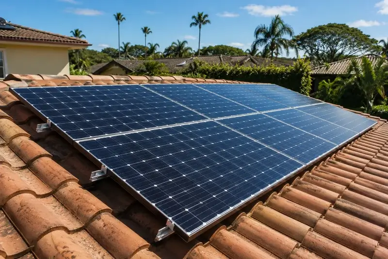 Installation de panneaux solaires à Poisy